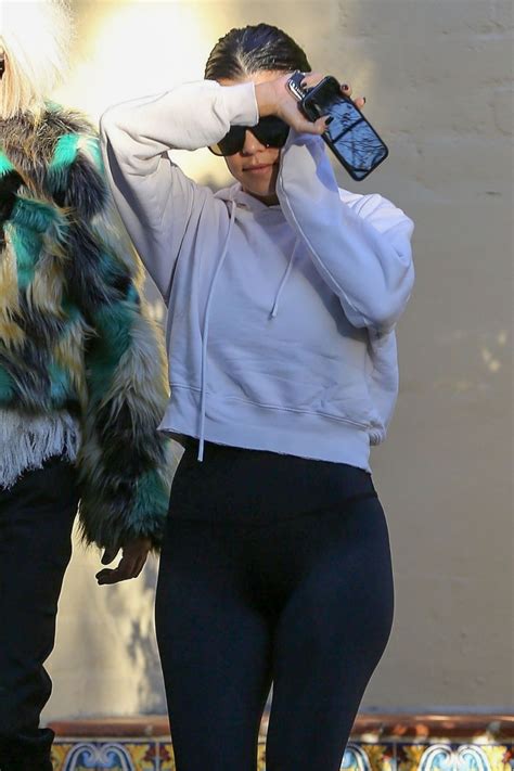 Kourtney Kardashian Booty in Tights 01/03/2019 • CelebMafia