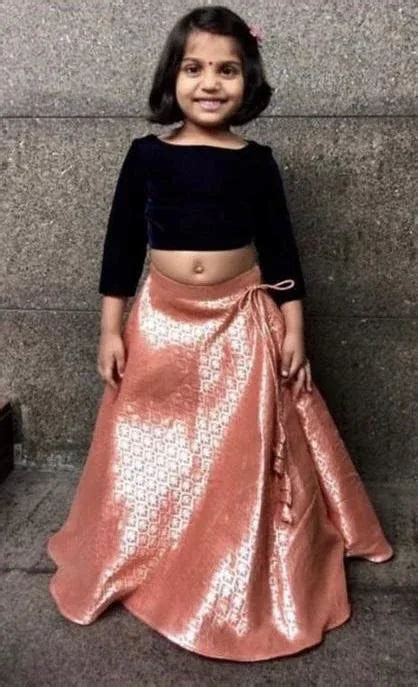 Beautiful Designer Kids Crop Top Pure Heavy Silk – Anant Tex Exports ...