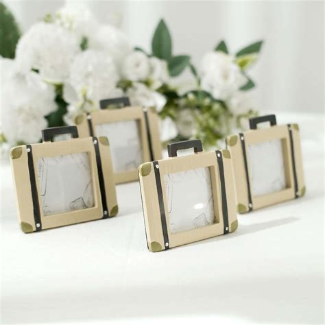 4-Pack Resin Picture Frames 3" Mini Suitcase Design | Vintage Travel ...