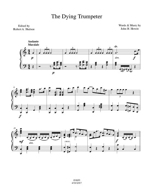 The Dying Trumpeter (Hewitt, John Hill) - IMSLP