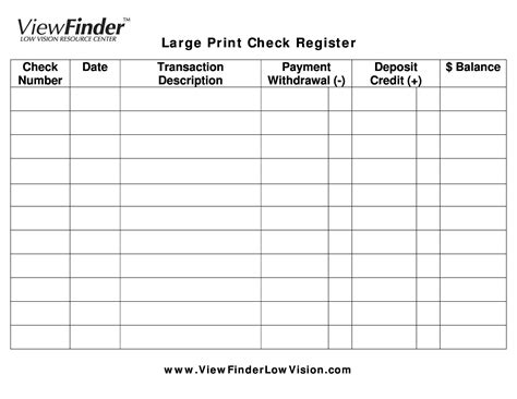 39 Checkbook Register Templates [100% Free, Printable] ᐅ TemplateLab