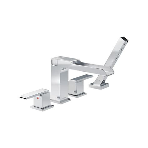 ARA® Deck Mount Tub Filler with Handshower | T4768 | tub filler with ...