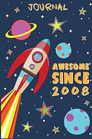 11 Year Old Boy Journal: Outer Space and Rockets Wide Ruled Notebook ...