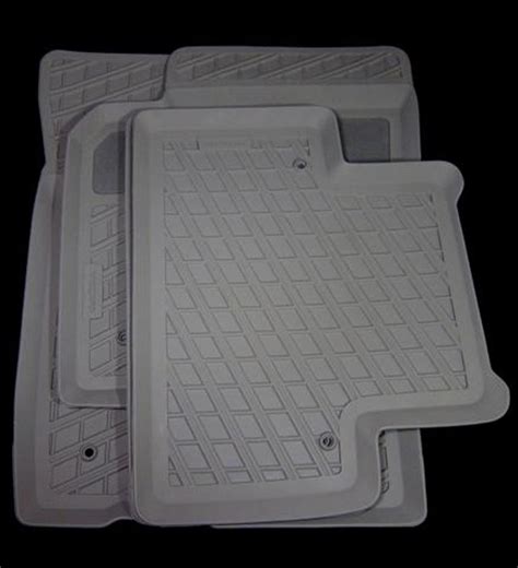 Volvo V50 Rubber Floor Mats (Black) | OEM All Weather Set