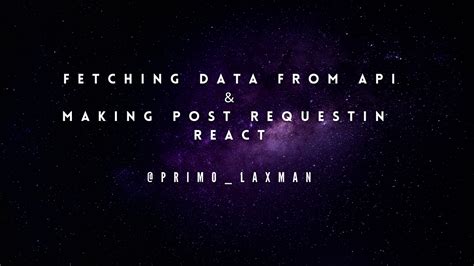 Post Data to an API On React Using Functional Component 的图像结果