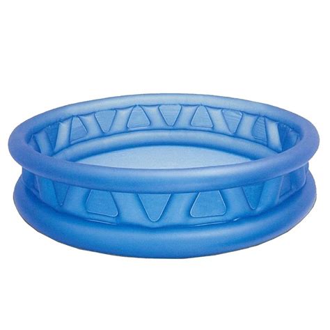 Buy LONGMIRE 6 FT Round Inflatable Soft Side Pool Portable & Foldable ...