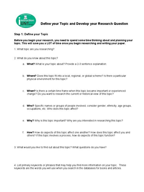 Image result for Formulating Research Questions