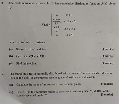 Image result for Continuous Random Variable Cumulative Distribution Function