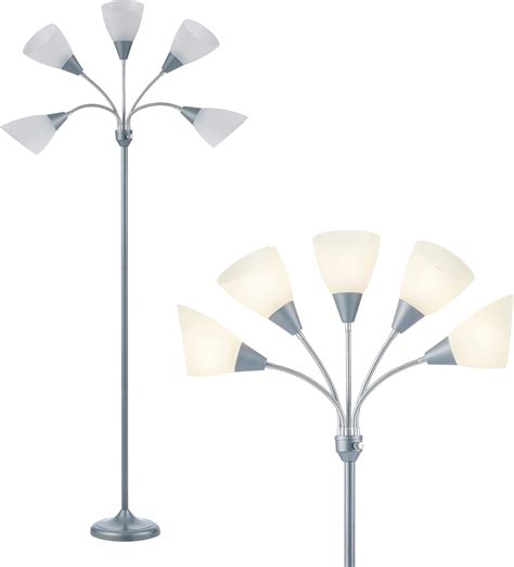 HonoDing Medusa Floor Lamps Standing Lamps 5 Heads Adjustable Reading ...