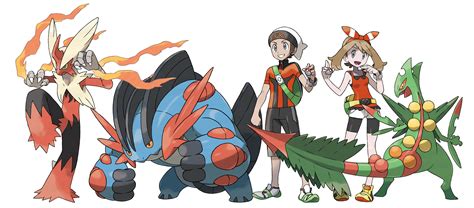 Pokemon Omega Ruby Starters