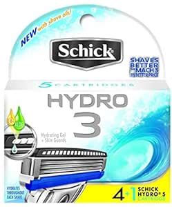 Schick Hydro 3 Razor Refi Size 4ct : Amazon.in: Health & Personal Care