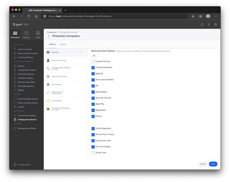 Image result for Setup Assistant Enrollment Example