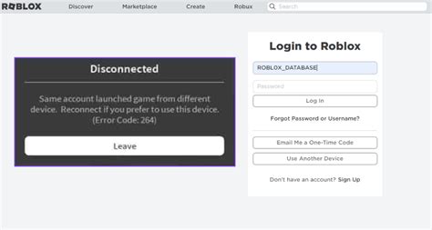 Image result for Error Code 264 Roblox Fix