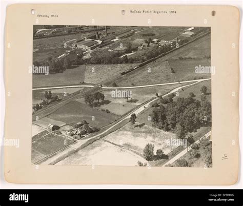 Ohio - Urbana through Yellow Springs, Aerial Photograph Stock Photo - Alamy
