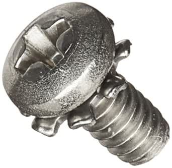 410 Stainless Steel Pan Head Machine Screw With External-Tooth Lock ...