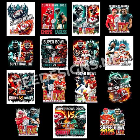 15 Super Bowl 2025 Designs PNG – Tee Designs