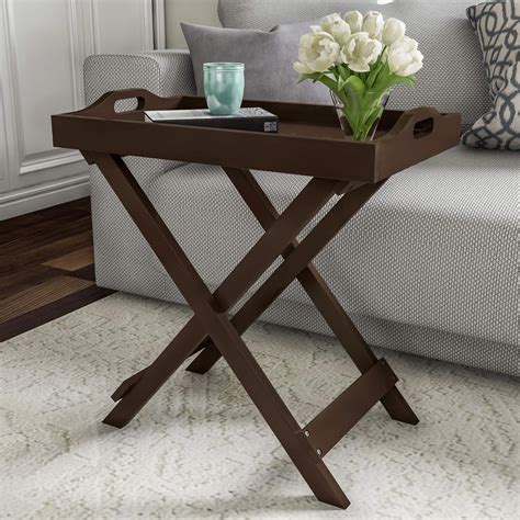 ANEXO Folding Coffee Table, Foldable Center Table for Living Room ...
