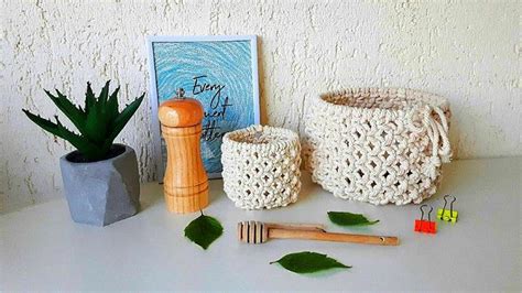 Image result for Macrame Baskets Tutorial