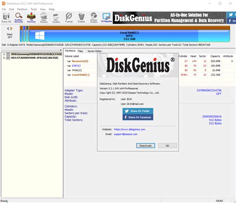 DiskGenius 5.5.1 Build 1508 Free Download for Windows 10, 8 and 7 ...