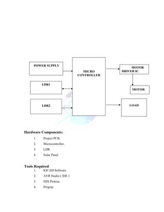 Image result for Microcontroller Based Solar Tracking System