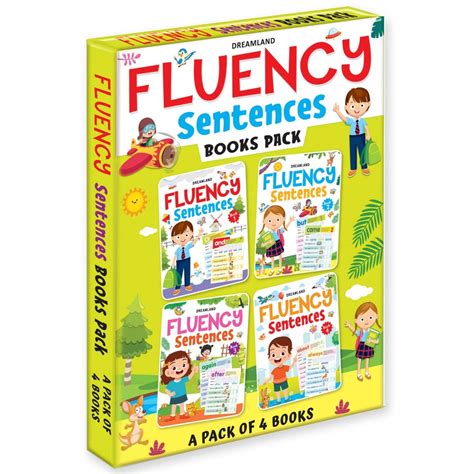 Fluency Sentences Books Pack- 4 Books by Dreamland Publications ...