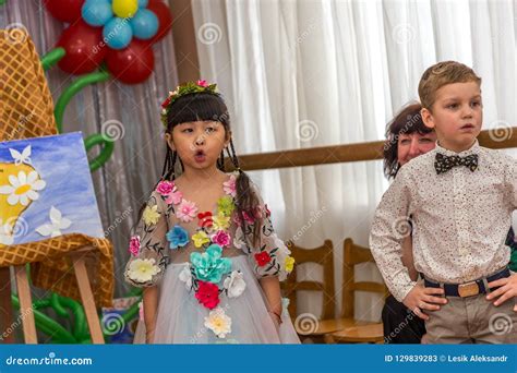 Odessa, Ukraine - March 4, 2016: Children`s Music Groups Singing ...