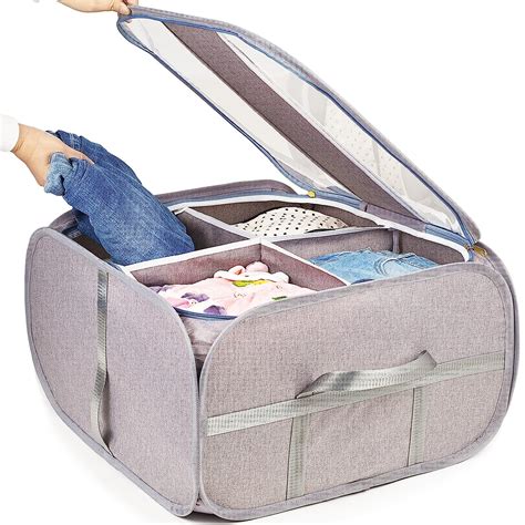 MinYee Large Pop-up Under Bed Storage Basket with Internal Frame ...