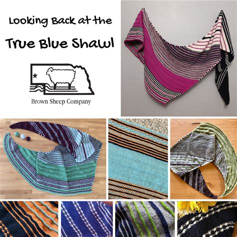 The True Blue Shawl: A Review - Brown Sheep Company, Inc.