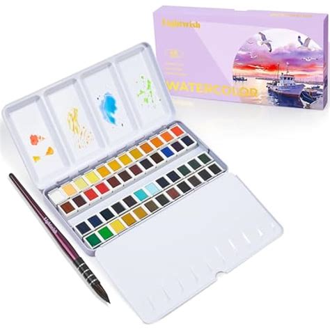 LIGHTWISH Watercolor Paint Set, 48 Colors India | Ubuy