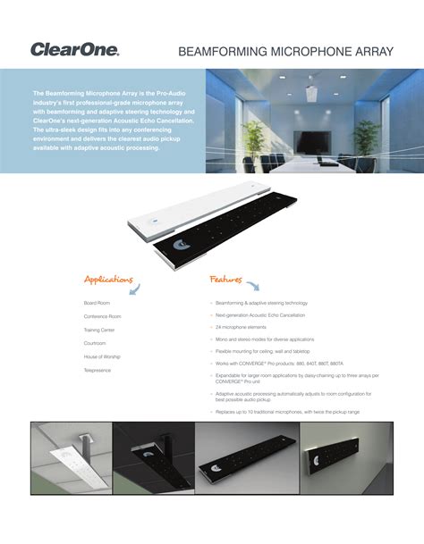 Image result for ClearOne Beamforming Microphone Array