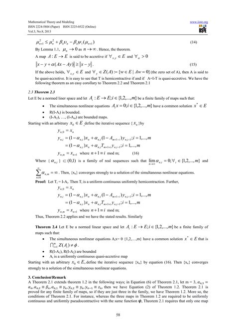 Iterative procedure for uniform continuous mapping. | PDF
