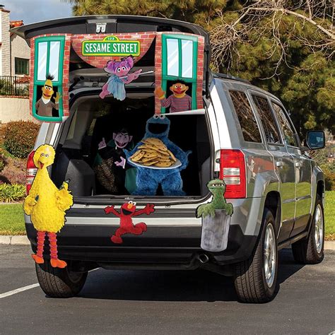 Buy Sesame Street Trunk or Treat Decorations for Car, Official Sesame ...
