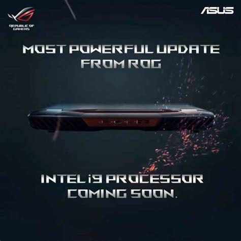 Asus teases new Intel Core i9 powered laptop, launch imminent | Digit
