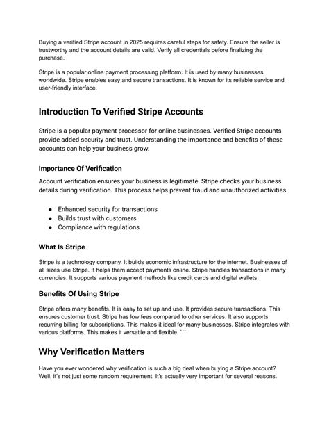 PPT - How to 90% Buy Verified Stripe Account Safely in 2025 PowerPoint ...