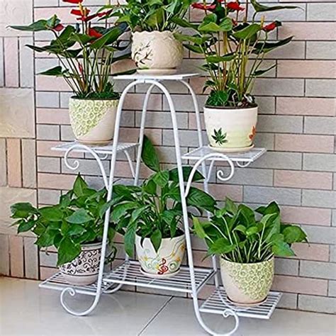 Mughal Decor Iron Plant Stand/Plant Stand for Balcony/Flower Pot Stand ...