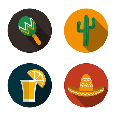 Дизайн мексиканской культуры | Премиум вектор