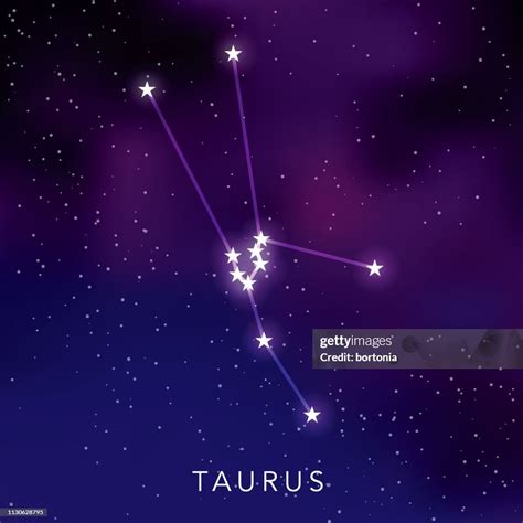 Taurus Star Constellation Taurus Star Constellation High Res Vector