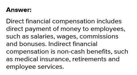 State the two types of direct financial payment which an organisation ...