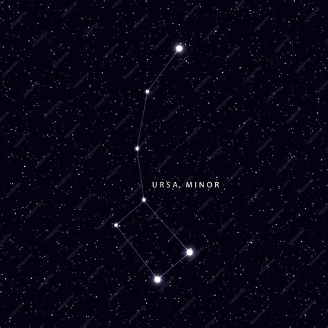 Premium Vector | Sky map with the name of the stars and constellations. astronomical symbol ...