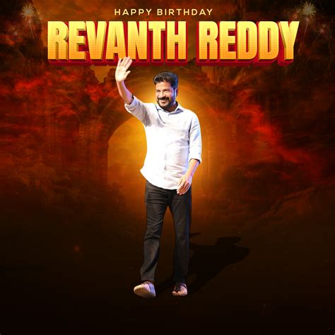 Revanth Reddy birthday poster psd 2024 | Telangana Congress Leader ...