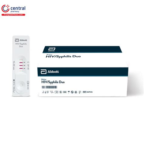 Bioline™ HIV/Syphilis Duo: Xét nghiệm đồng thời HIV và Bệnh Giang Mai