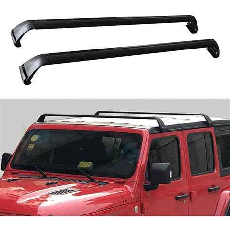 Buy 2 Piece Car Load Aluminium Roof Rack for Jeep Wrangler jl jk 2007 ...
