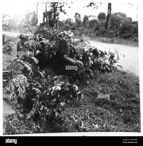 NORMANDY - VARIOUS - A six pounder anti-tank gun of the 5/7 Gordon ...