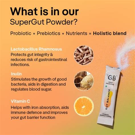 The Good Bug Gut Balance Probiotic For Improving overall Digestion ...