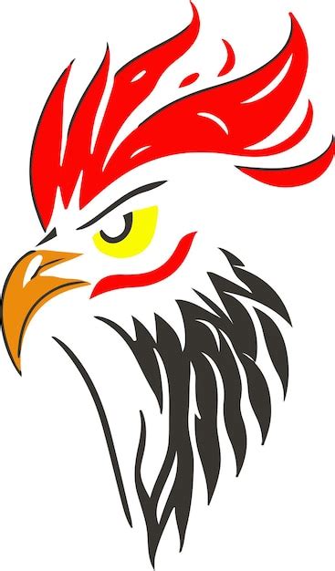 Ilustração vetorial de galo para logotipo símbolo adesivo tatuagem ...