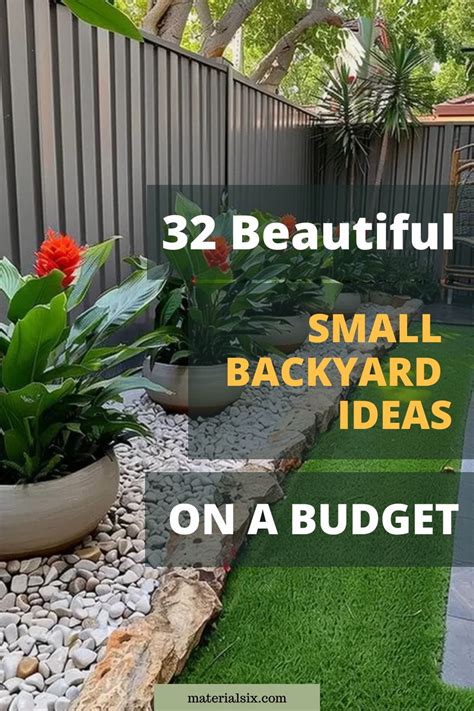 tiny backyard landscaping ideas