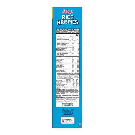 Kelloggs Rice Krispies Calories