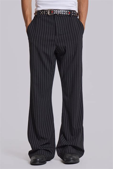 Stacked Bootcut Suit Pants | Jaded London | Clothing
