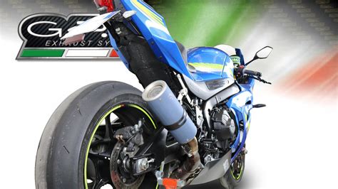 Yamaha R6 2017-2018 GPR Exhaust SlipOn System Silencer M3 Titanium Mot ...