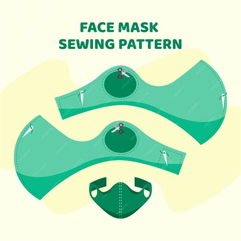 Image result for Face Mask Pattern Sewing Machine